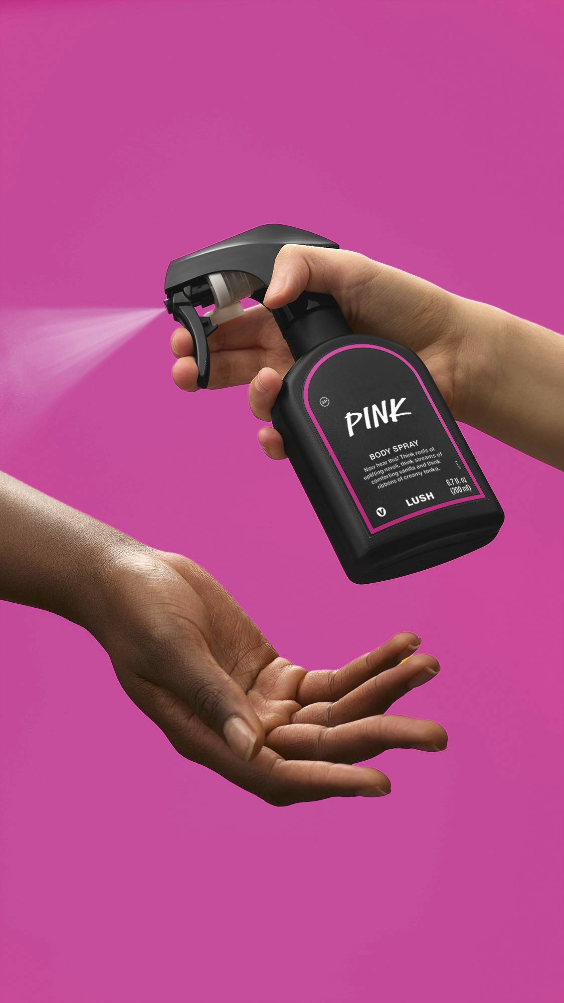 Pink Body Spray