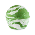 The Cold Bath Bomb features a marbled design of green and white swirls against a plain light grey background.