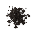 A sample of Dark Angels - a black, textured, loose fresh cleanser.