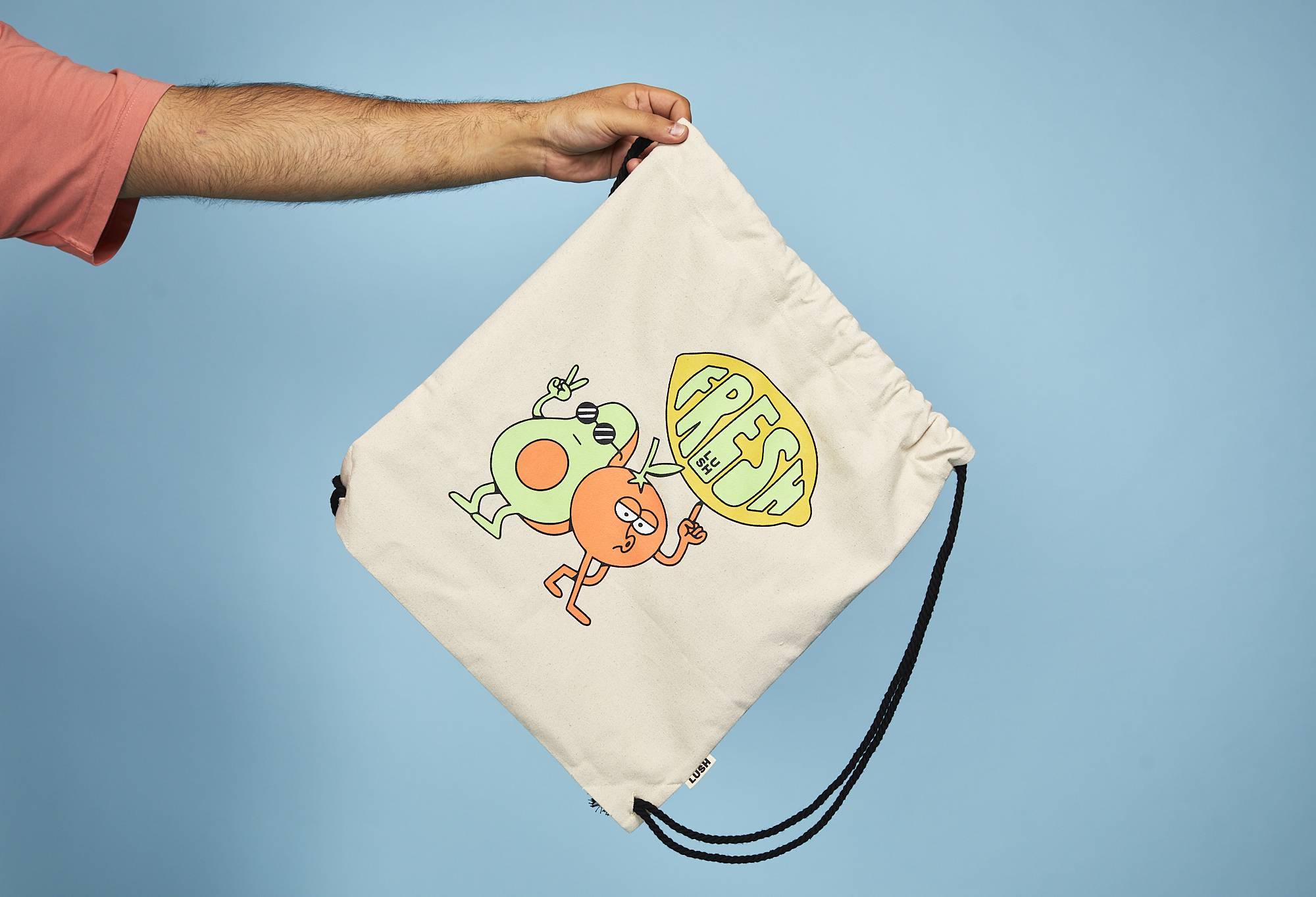 Fresh Values Drawstring Bag