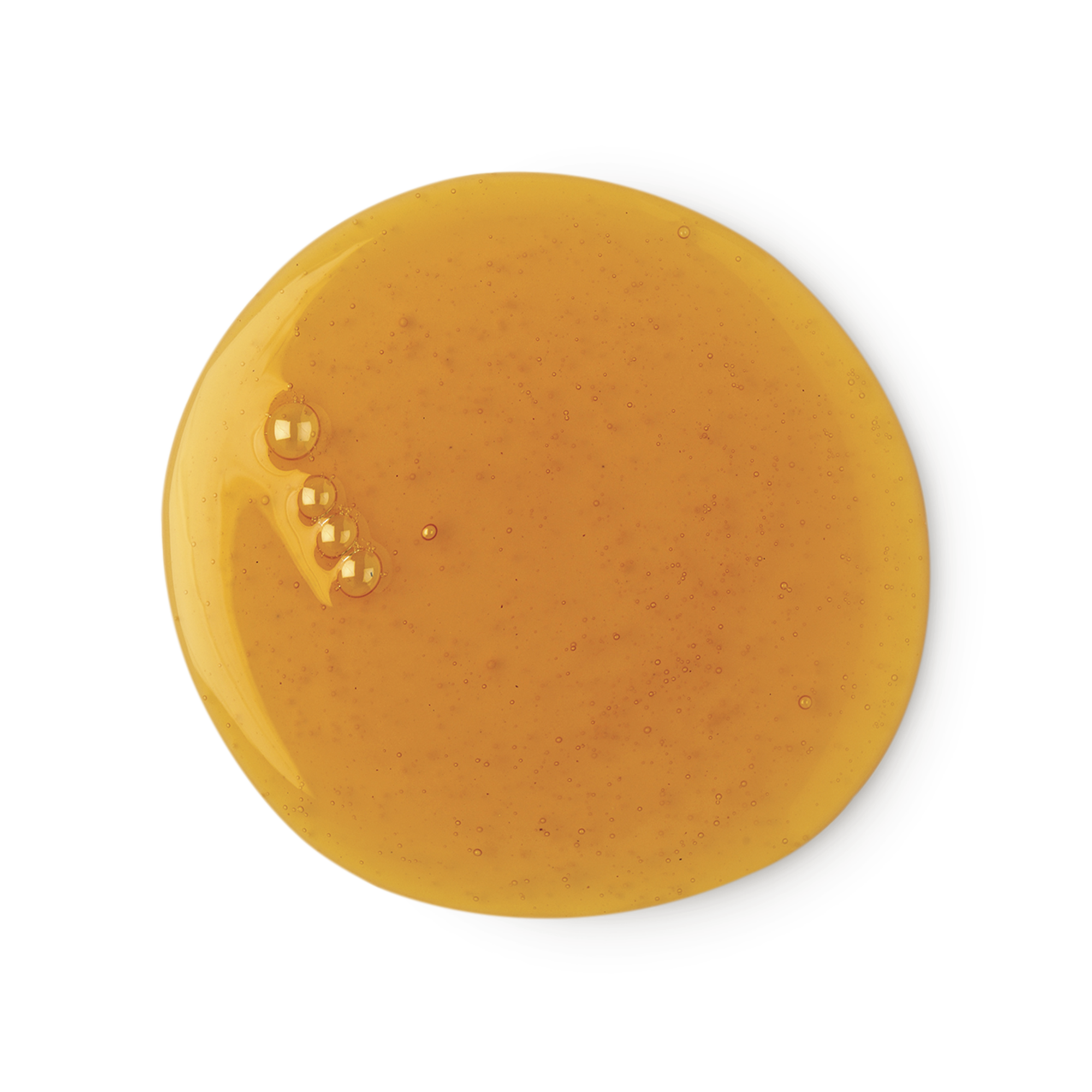 A sample of liquid gold Fairly Traded Honey shampoo.