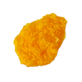 Ginger. A smudged swatch of thick, textured, bright orange hair shampoo.