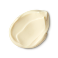 Moominmamma. A neatly smudged, thick swatch of smooth, cream-coloured hand and body lotion.